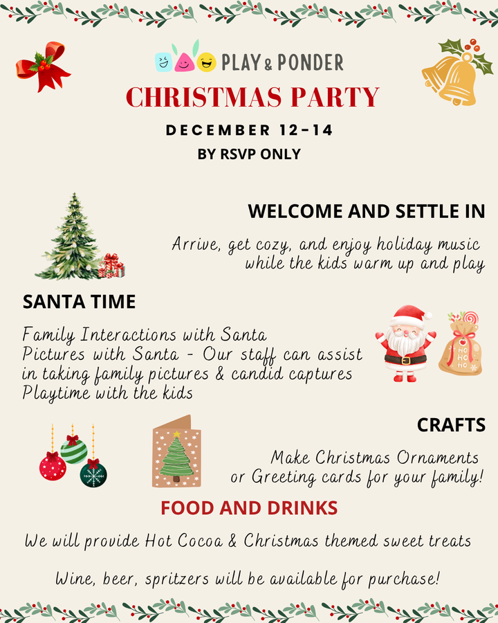 π
β¨ Meet Santa at Play & Ponder β¨π