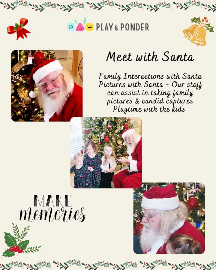 π
β¨ Meet Santa at Play & Ponder β¨π
