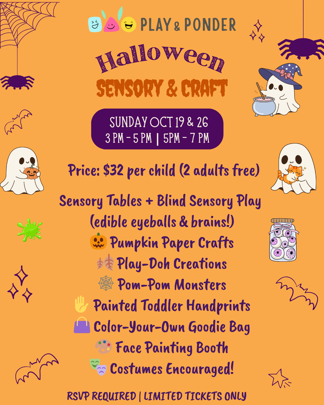 Halloween Sensory & Craft Experience ππ»
