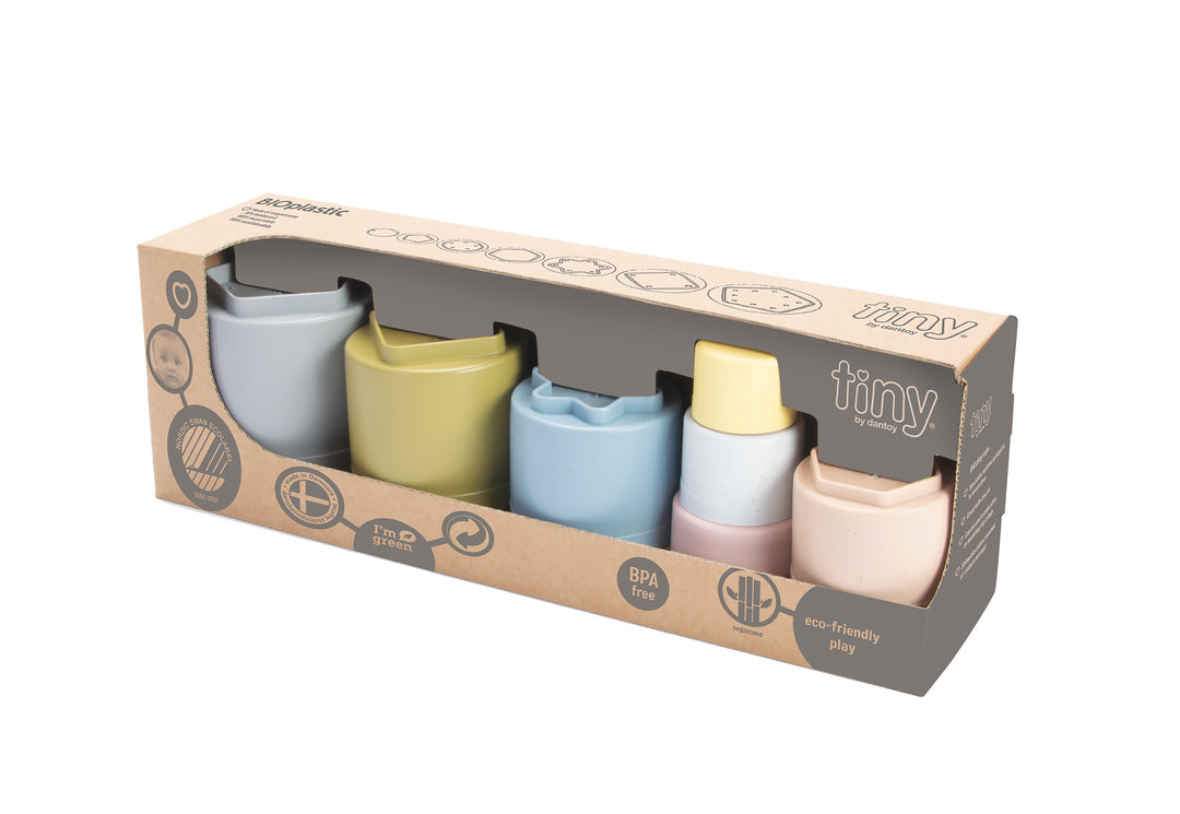 Tiny BIO Play Cups in Gift Box - 7pc