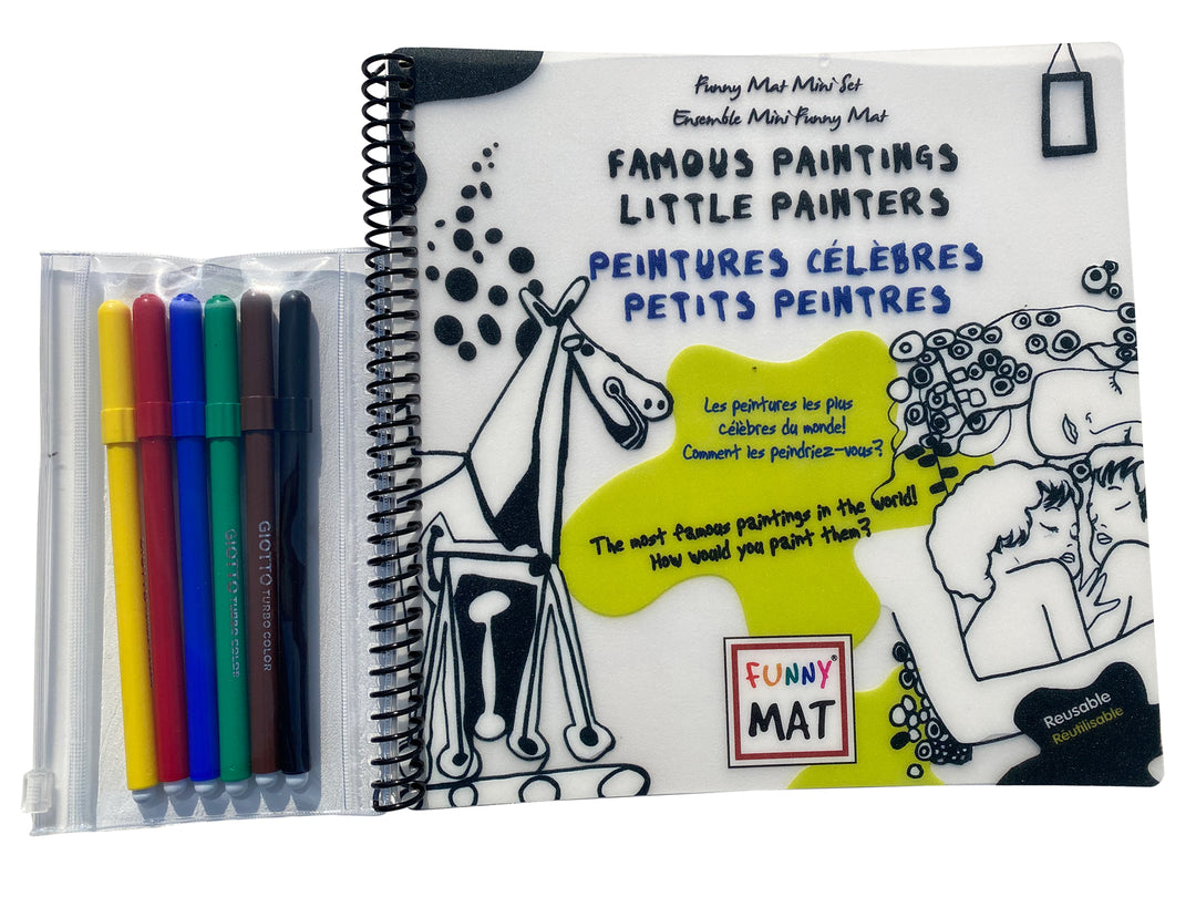 Funny Mat - Famous Paintings to go set