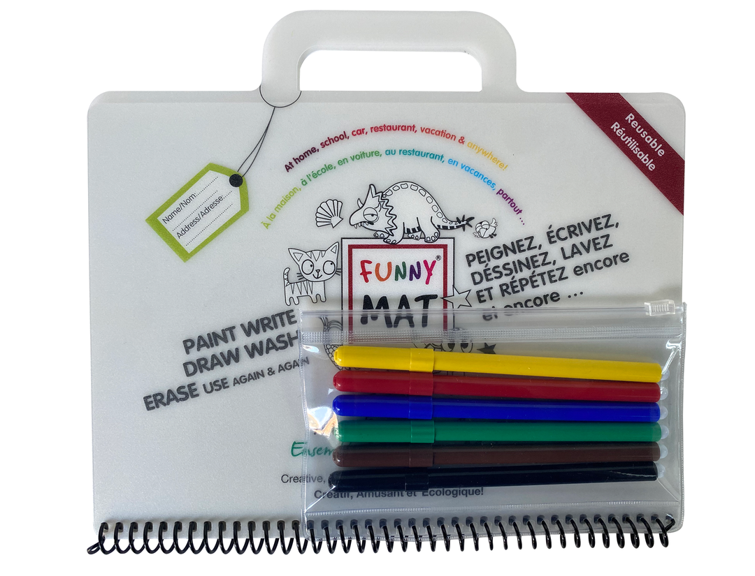 Funny Mat Travel Book - 6 markers