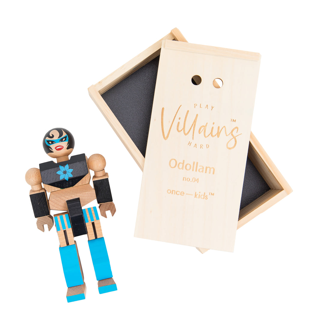 Wood Action Figure Playhard Villains #4 Odollam