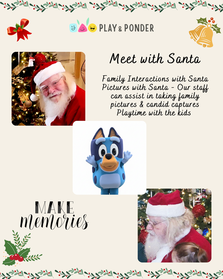 🎅✨ Meet Santa at Play & Ponder ✨🎅