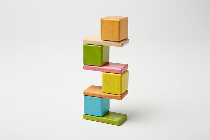 Original Pocket Pouch Magnetic Wooden Blocks 8 pieces