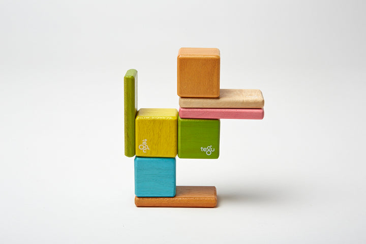 Original Pocket Pouch Magnetic Wooden Blocks 8 pieces