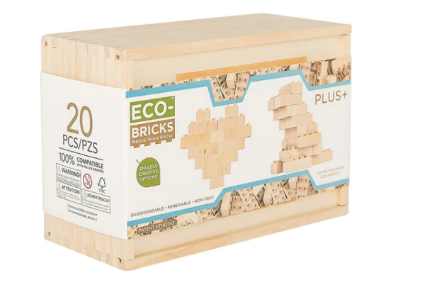 Eco-bricks™ Plus+ Natural 20pcs