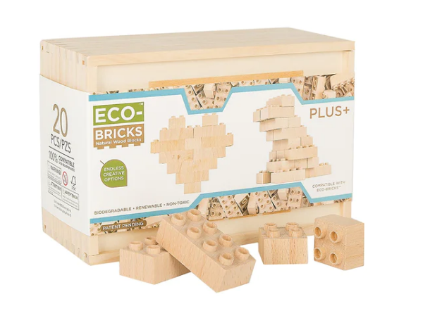 Eco-bricks™ Plus+ Natural 20pcs