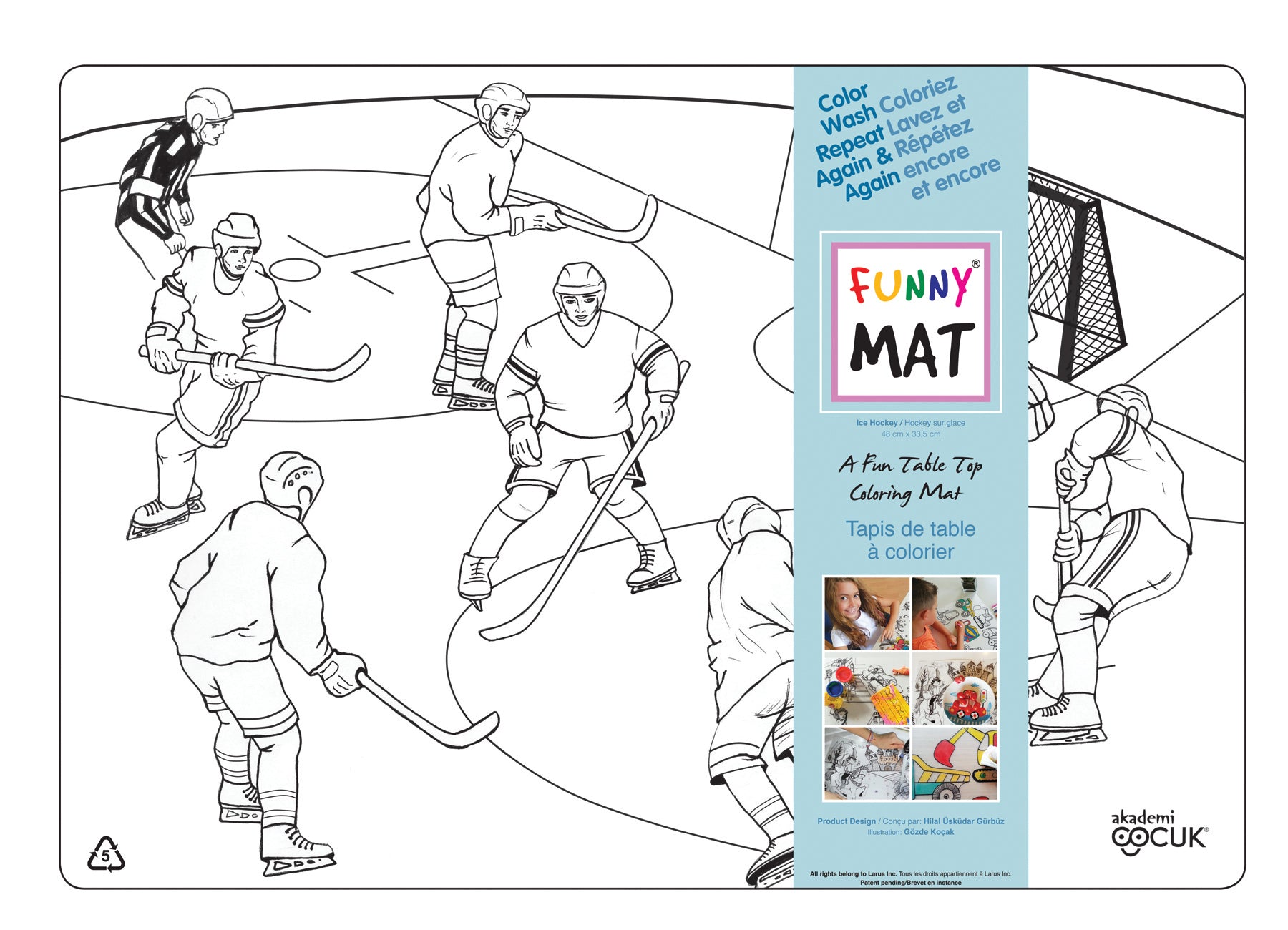 Funny Mat - Hockey Activity