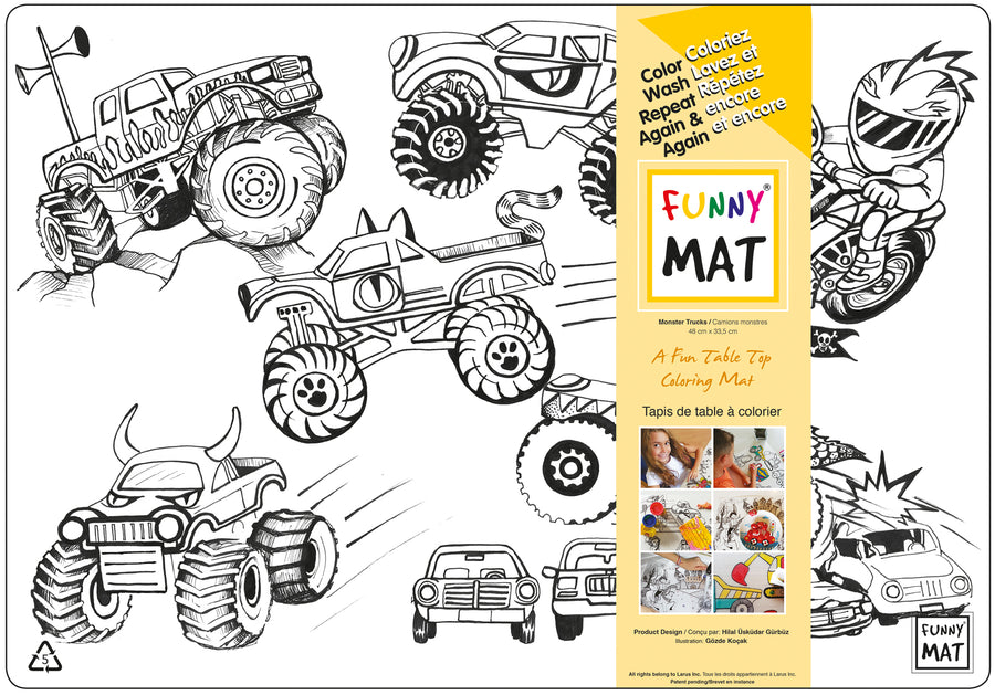 Funny Mat - Monster Trucks