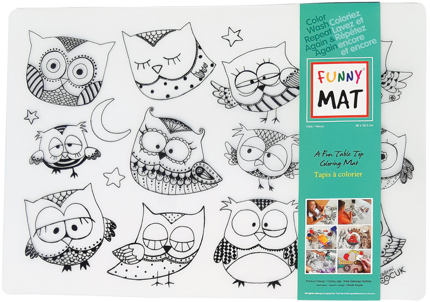 Funny Mat - Owls