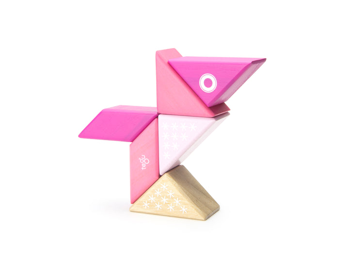Travel Pals - Kitty Magnetic Wooden Blocks 6 pieces