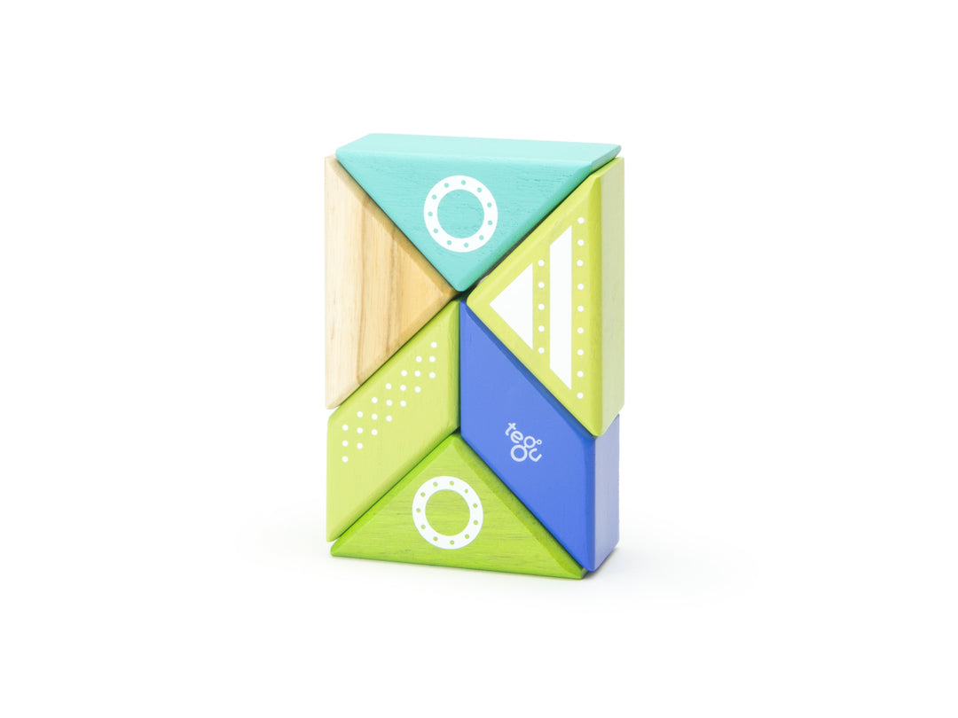 Travel Pals - Spaceship Magnetic Wooden Blocks 6 pieces