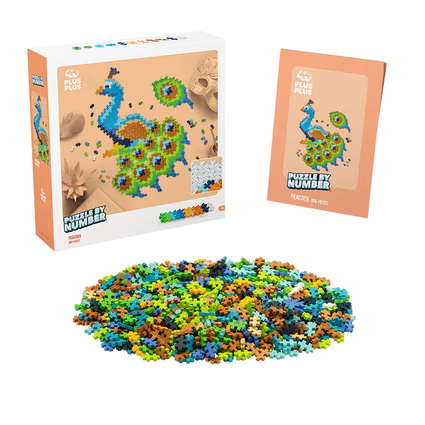 PUZZLE BY NUMBER® - 800 PC Peacock