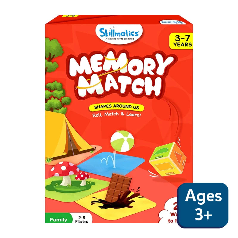 Memory Match: Shapes Around Us | Board Game (ages 3-7)