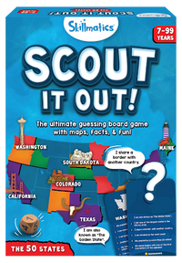 Scout it Out: The 50 States | Trivia Board Game (ages 7+)