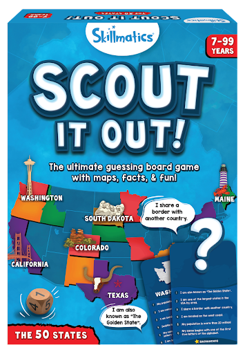 Scout it Out: The 50 States | Trivia Board Game (ages 7+)