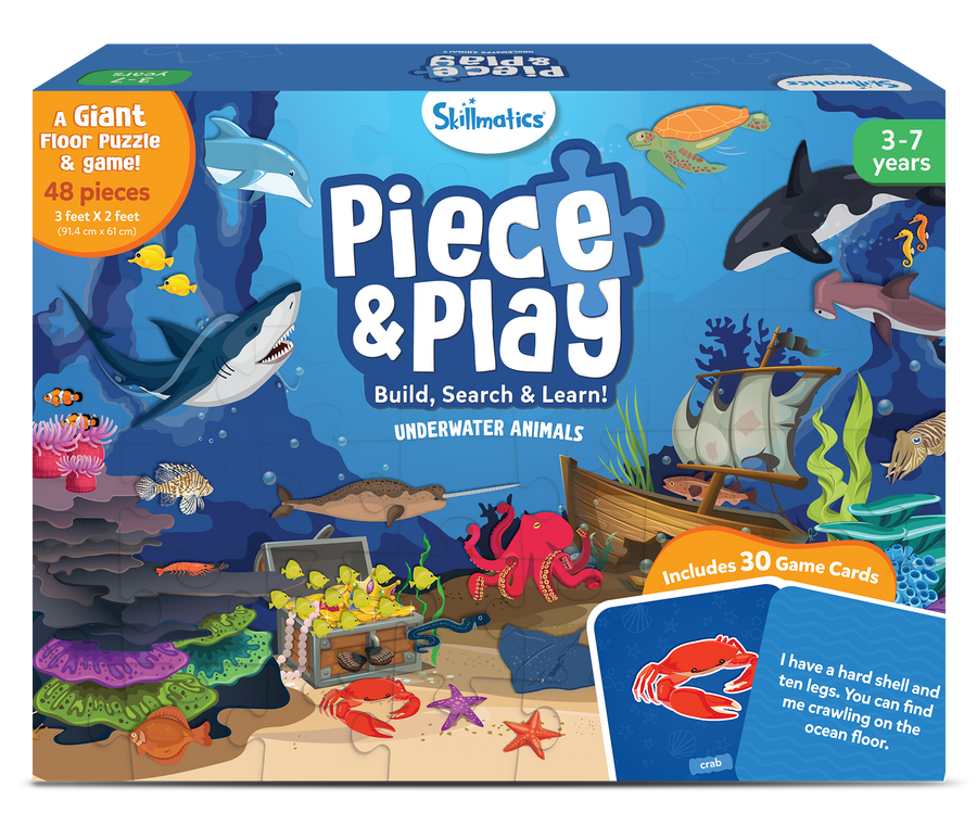 Piece & Play Underwater Animals | Jigsaw Puzzle (ages 3-7)