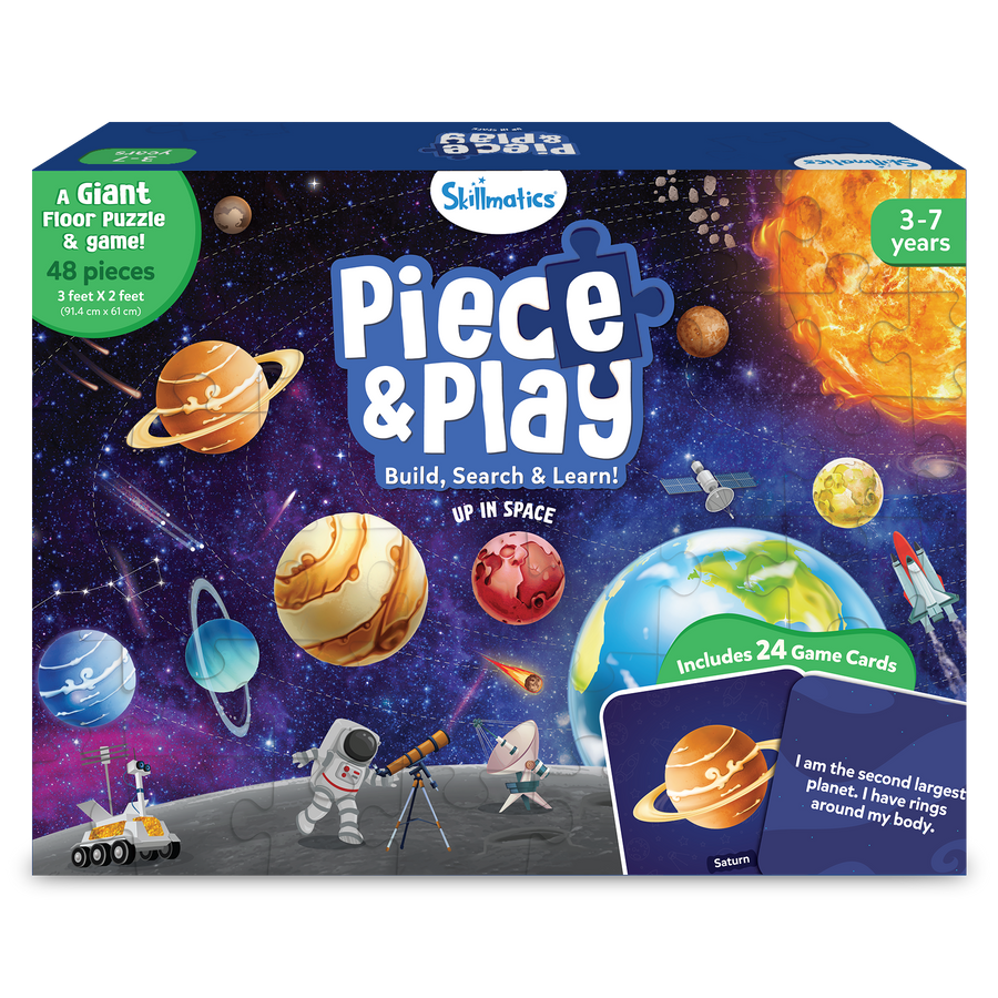 Piece & Play Up in Space | Jigsaw Puzzle (ages 3-7)