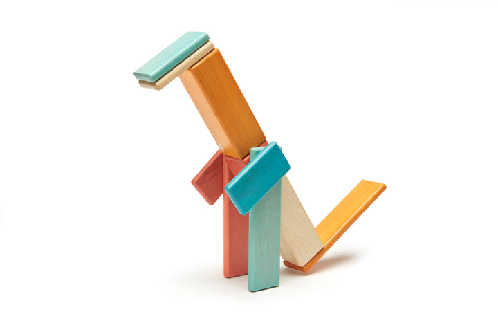 14-Piece Set Magnetic Wooden Blocks Tegu Classics