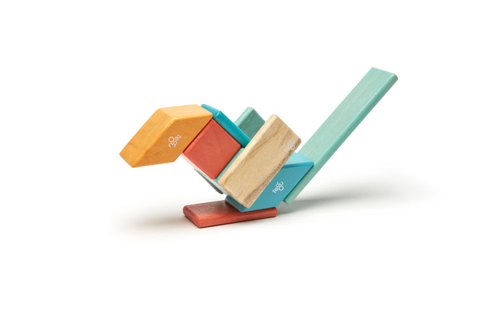 14-Piece Set Magnetic Wooden Blocks Tegu Classics