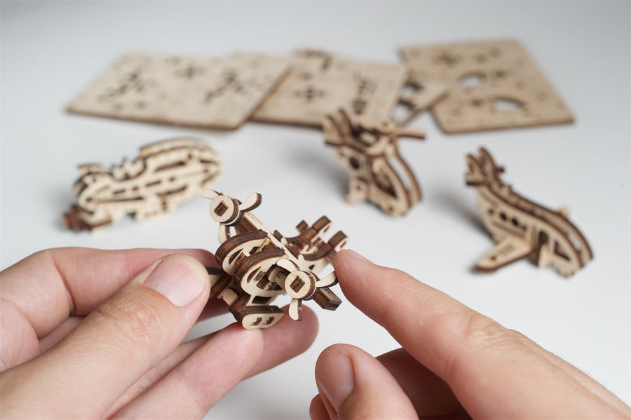 UGears U-Fidgets Aircrafts (4 pcs)