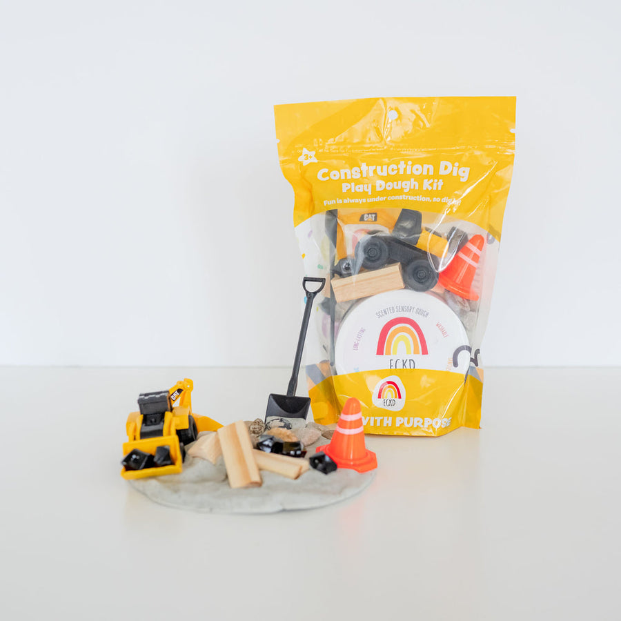 Construction Play Dough Kit - Cookies & Cream KidDough