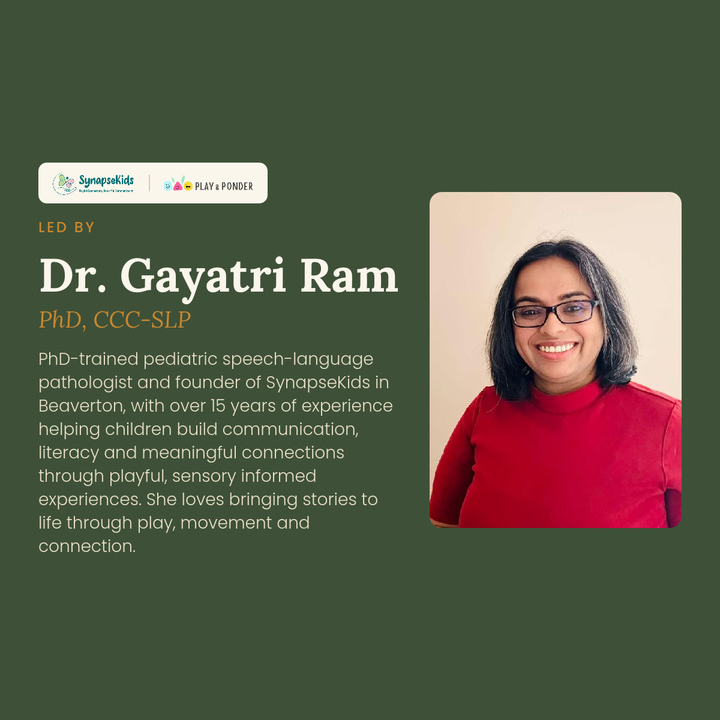 Sensory Stories with Dr. Gayatri Ram
