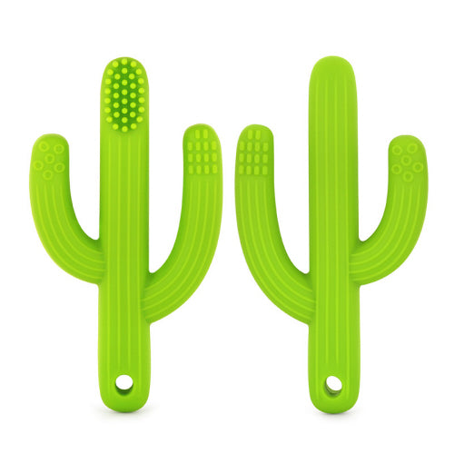 Cactus Silicone Toothbrush Teether